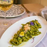 Tagliatelle al pesto - Davanti Restaurante - Italianos en Madrid